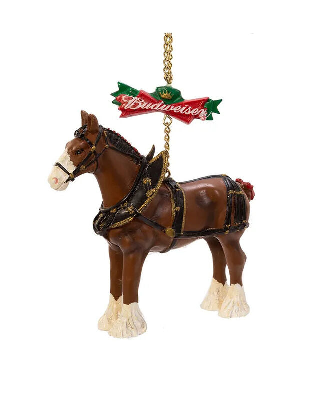 Budweiser® Horse Ornament 4"