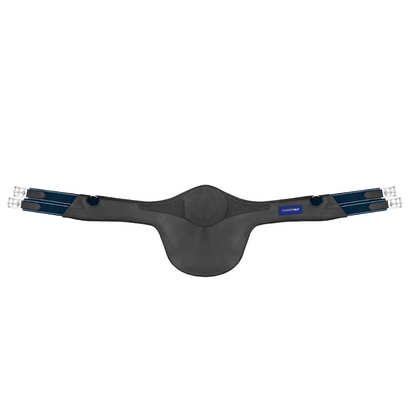 PassierBLU Leather Girth with Stud Guard