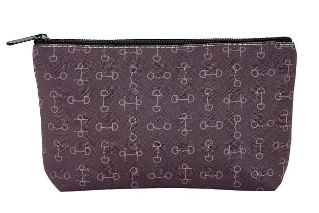 Snaffle Bits Cosmetic Pouch - Medium