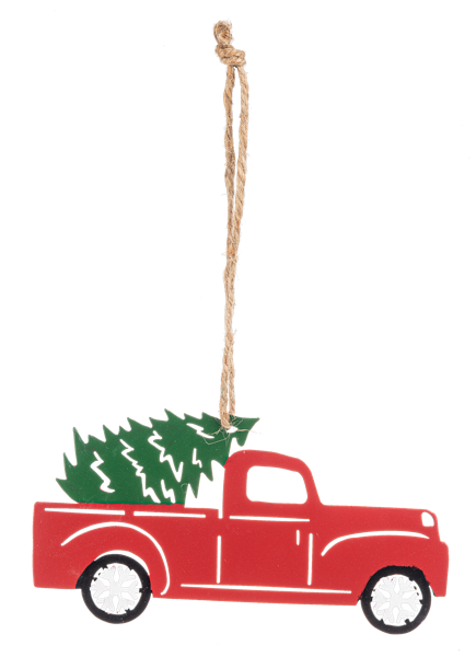 Truck with Tree Ornament