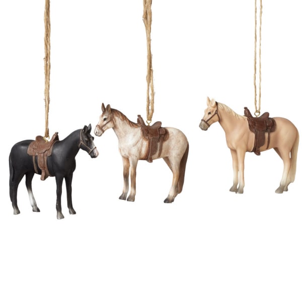 Western Horse Ornaments